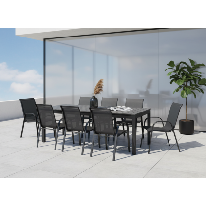 lungo + 8x židle ramada