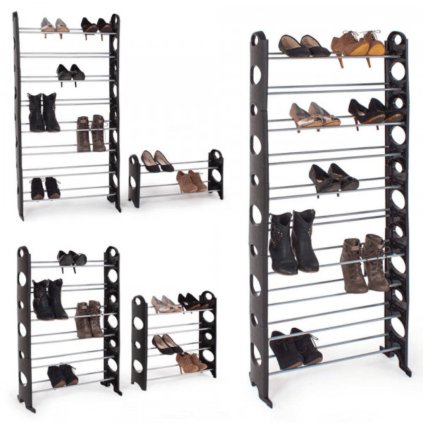 124207 flexishoetower variabilni 10ti patrovy regal na boty
