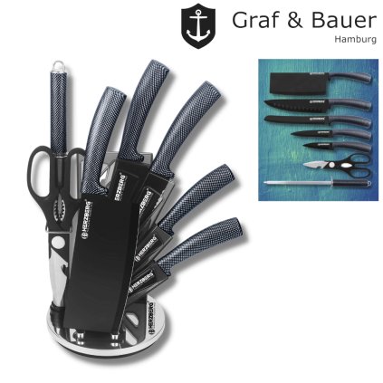 Graf & Bauer Profi sada nožů uhlíková