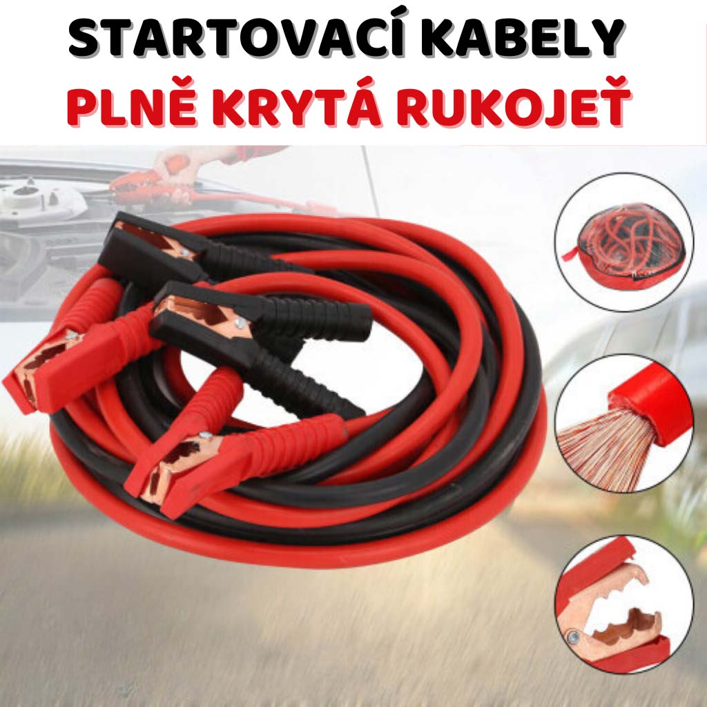 RapidPro Startovací kabely 3000 AMP 2m