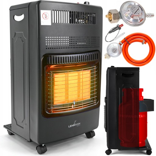 Plynová kamna LENON 1,4-4,2 kw s regulací výkonu a ochranou termočlánkem, pro plochy do 70 m²