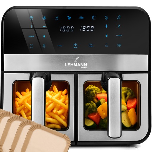 DualHeat Smart 9L – horkovzdušná fritéza s 12 programy, dvojitým košem a Wi-Fi