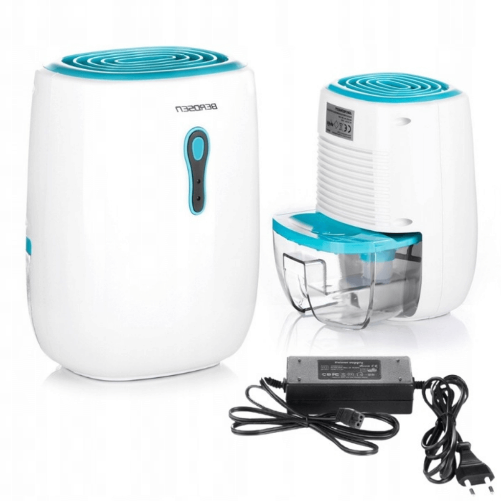 DryMini Tichý a energeticky úsporný odvlhčovač 300 ml/den pro místnosti do 25 m², bílý