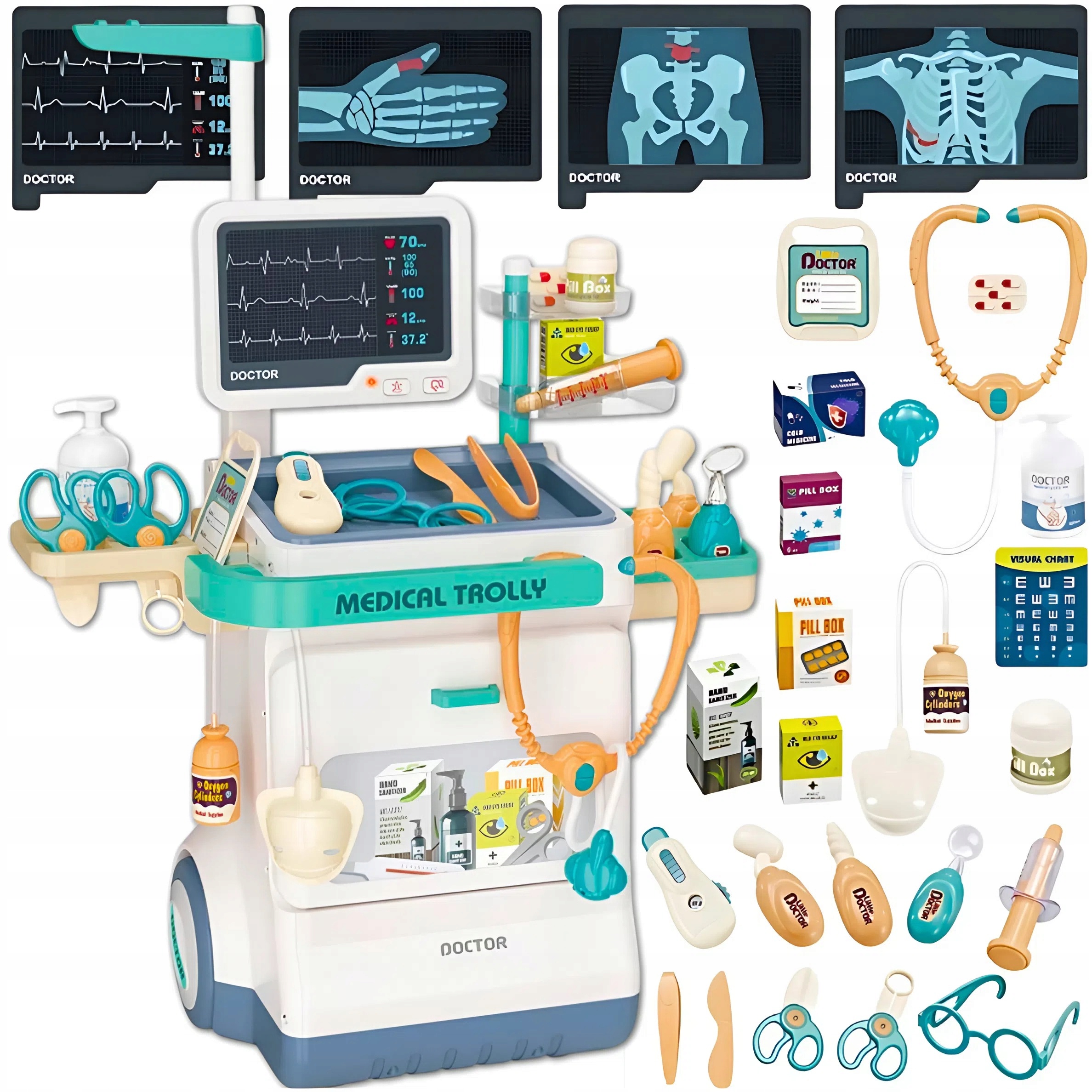 DoctorKit Dětská lékařská sada – interaktivní sada pro malého lékaře