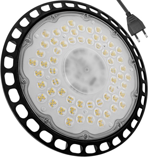 LED halové průmyslové světlo UFO 200W se zástrčkou