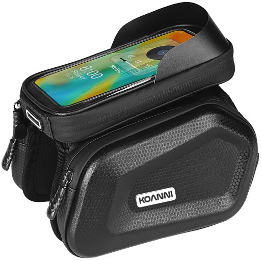 POCKETTO rámová brašna s pouzdrem na telefon, voděodolná cyklo brašna, 3 L