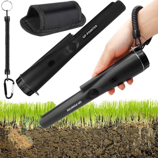 Ruční detektor kovů GPS Pointer – 360° pinpointer s vibracemi a zvukem