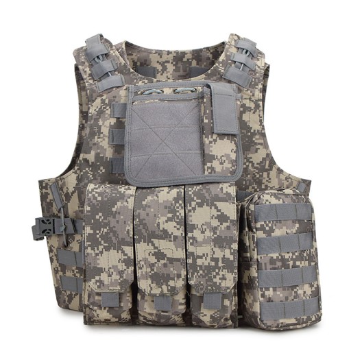 WarriorGear taktická MOLLE vesta s polstrováním 3D Mesh