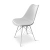 Moderní jídelní židle Eco bílá (5)