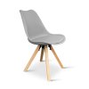 Jídelní židle Gina šedá (5)