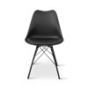 Moderní jídelní židle Eco černá (3)