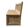 Zahradní lavice teak Ria 150cm s úložným prostorem (1)