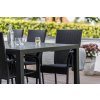 Nábytek na zahradu ratan stůl VIKING XL + 6x židle PARIS H