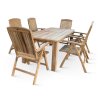 Zahradní nábytek America teak set 1+6 (5)