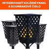 151720 2 solarni lampa lucerna s imitaci plamene
