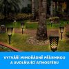 151720 3 solarni lampa lucerna s imitaci plamene