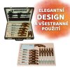 151929 3 nobilis culinary 25dilna dvoupatrova sada nozu a priboru v exkluzivnim kufriku