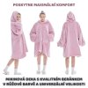 151962 1 softiehoodie mikinova deka k zachumlani ruzova