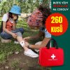 152136 20 profesionalni 260dilna lekarnicka prvni pomoci kompletni vybava pro domacnost cestovani outdoor a krizove situace v odolnem prenosnem pouzdre