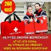 152136 4 profesionalni 260dilna lekarnicka prvni pomoci kompletni vybava pro domacnost cestovani outdoor a krizove situace v odolnem prenosnem pouzdre