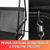 SunnySwing+ Zahradní houpačka se stříškou černá