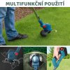 QuieGard – AKU Křovinořez, sekačka i vyžínač 3v1 s bohatým příslušenstvím, 2x 36V bateriemi a nabíječkou