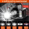 152190 5 movebright x1 nabijeci led celovka s infracervenym senzorem pohybu funkci zoom vodotesnym provedenim otocnou hlavici 90 sirokym a bodovym svicenim usb nabijenim