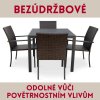 152199 13 zahradni jidelni set viking m 4x ratanova zidle wicker pat