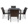 152199 21 zahradni jidelni set viking m 4x ratanova zidle wicker pat