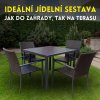 152199 9 zahradni jidelni set viking m 4x ratanova zidle wicker pat