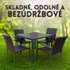 152199 zahradni jidelni set viking m 4x ratanova zidle wicker pat