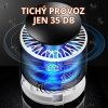 152205 3 uv insekticidni lampa s tichou vakuovou technologii designovy lapac hmyzu pro moderni interiery