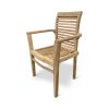 Zahradní stohovatelné křeslo StuckingNew teak (4) (1)