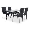 Zahradní jídelní set Klaudie + 4x židle PARIS (4)