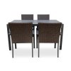Zahradní jídelní set Viking L + 4x židle WICKER PAT (3)