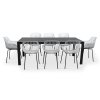 Moderní zahradní set Viking XL + 8x křeslo GABY šedé (1)