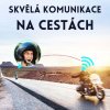 RideCom X2 – Bluetooth slúchadlá do motocyklovej helmy s mikrofónom, stereo zvukom, vodotesnosťou IP67 a handsfree funkciou