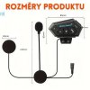 RideCom X2 – Bluetooth sluchátka do motocyklové helmy s mikrofonem, stereo zvukem, voděodolností IP67 a handsfree funkcí