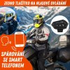 RideCom X2 – Bluetooth slúchadlá do motocyklovej helmy s mikrofónom, stereo zvukom, vodotesnosťou IP67 a handsfree funkciou