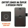 Tibabu chytrý zámek na šuplík s otiskem prstu