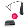Set zahradní slunečník Hook pr. 3m šedý + závaží ZDARMA
