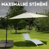 Set zahradní slunečník Hook pr. 3m šedý + závaží ZDARMA
