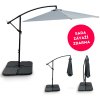Set zahradní slunečník Hook pr. 3m šedý + závaží ZDARMA