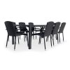 Nábytek na zahradu ratan stůl VIKING XL + 8x židle ROMA (4)