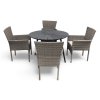 Zahradní nábytek stůl Wilder + 4x křeslo BALI PREMIUM (1)