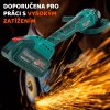 CraftPro 48V – Aku úhlová bruska s bezuhlíkovým motorem, s 125mm kotoučem + DÁREK NAVÍC SADA 10 KS ŘEZNÝCH KOTOUČŮ