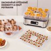 GUDO Výkonná elektrická sušička potravin s 5 platy - ideálna na zdravé maškrtenie, výrobu jerky, ovocných plátkov, zeleninových chipsov, sušených bylín aj maškŕt pre domácich miláčikov.