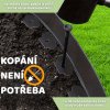 Royal-G Sofistikovaný trávníkový lem 10 m s kotvícími kolíky - KOMPLETNÍ SADA