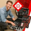 ProGear Titan 1000 obrovská sada nářadí 419 ks – pro domácí dílnu i profi použití s kolečky, rukojetí a 4 organizéry