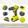 HammerDrill 21V Brushless – akumulátorová vrtačka s příklepem, bezkartáčovým motorem, kompletní sadou a 2x21V Li-Ion